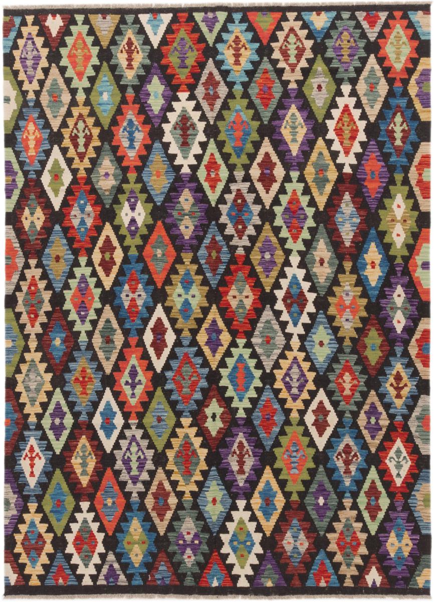 Tapete afegão Kilim Afegão 250x182 250x182, Tapete persa Tecido à mão