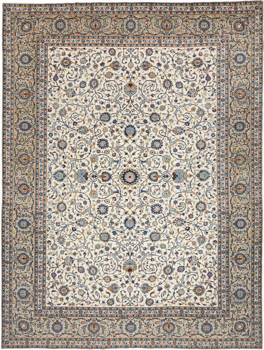 Covor persan Kashan 414x314 414x314, Covor persan Înnodat manual