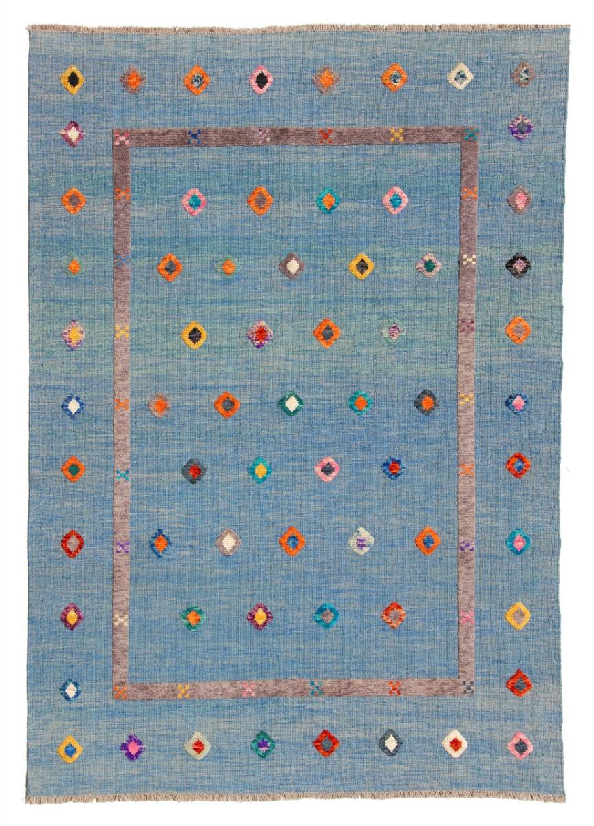 Alfombra afgana Kilim Afghan Nimbaft Edition 235x178 235x178, Alfombra persa Tejido a mano