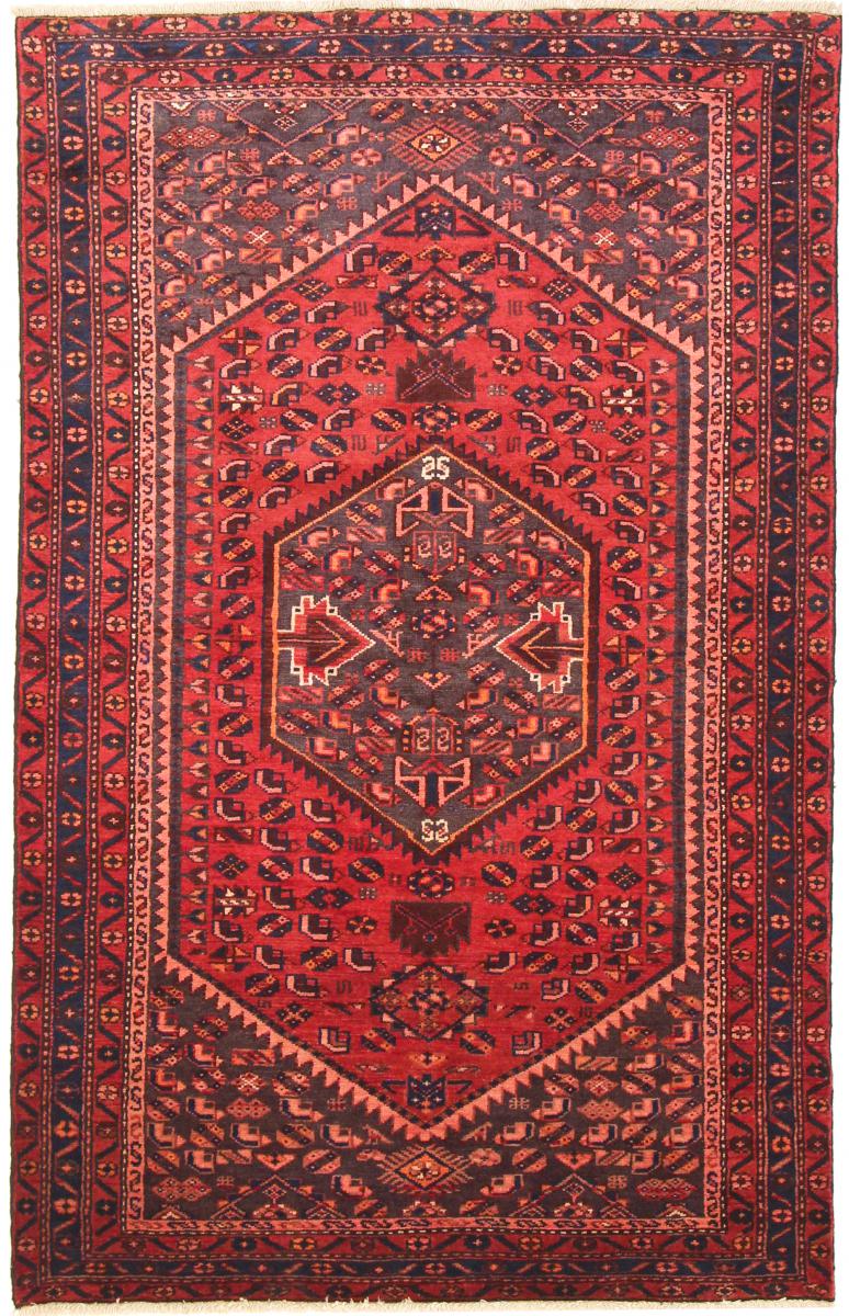 Persisk tæppe Zanjan 199x127 199x127, Persisk tæppe Knyttet i hånden