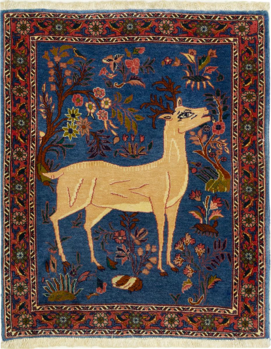 Persisk tæppe Bidjar 89x59 89x59, Persisk tæppe Knyttet i hånden