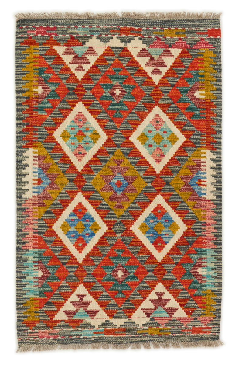 Tapete afegão Kilim Afegão 127x81 127x81, Tapete persa Tecido à mão