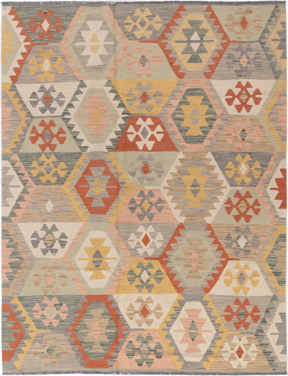 Afgán szőnyeg Kilim Afgán 197x152 197x152, Perzsa szőnyeg Kézzel szőtt