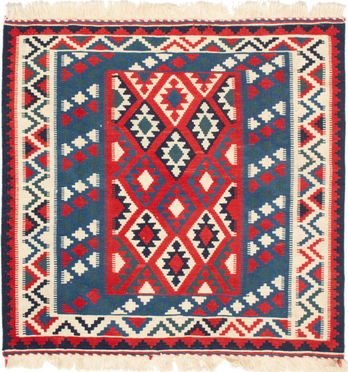 Tapete persa Kilim Fars 105x104 105x104, Tapete persa Tecido à mão