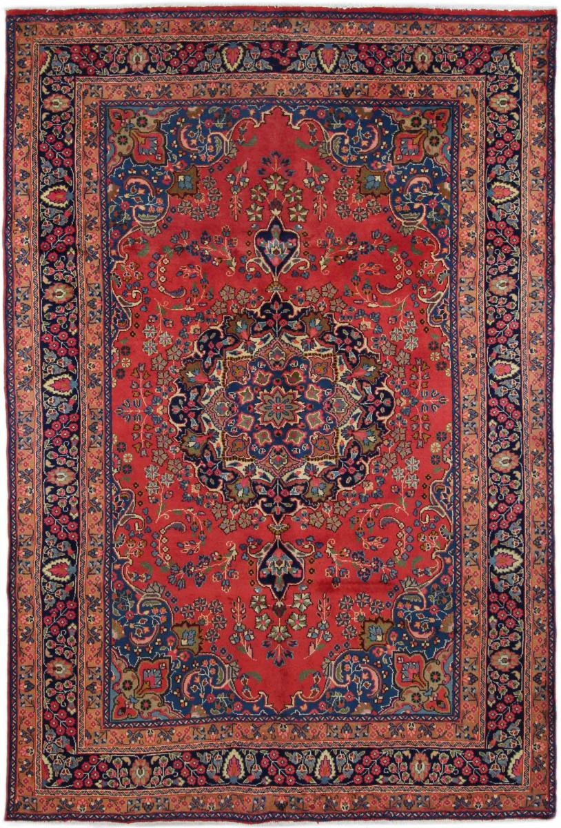 Persisk tæppe Mashhad 294x196 294x196, Persisk tæppe Knyttet i hånden