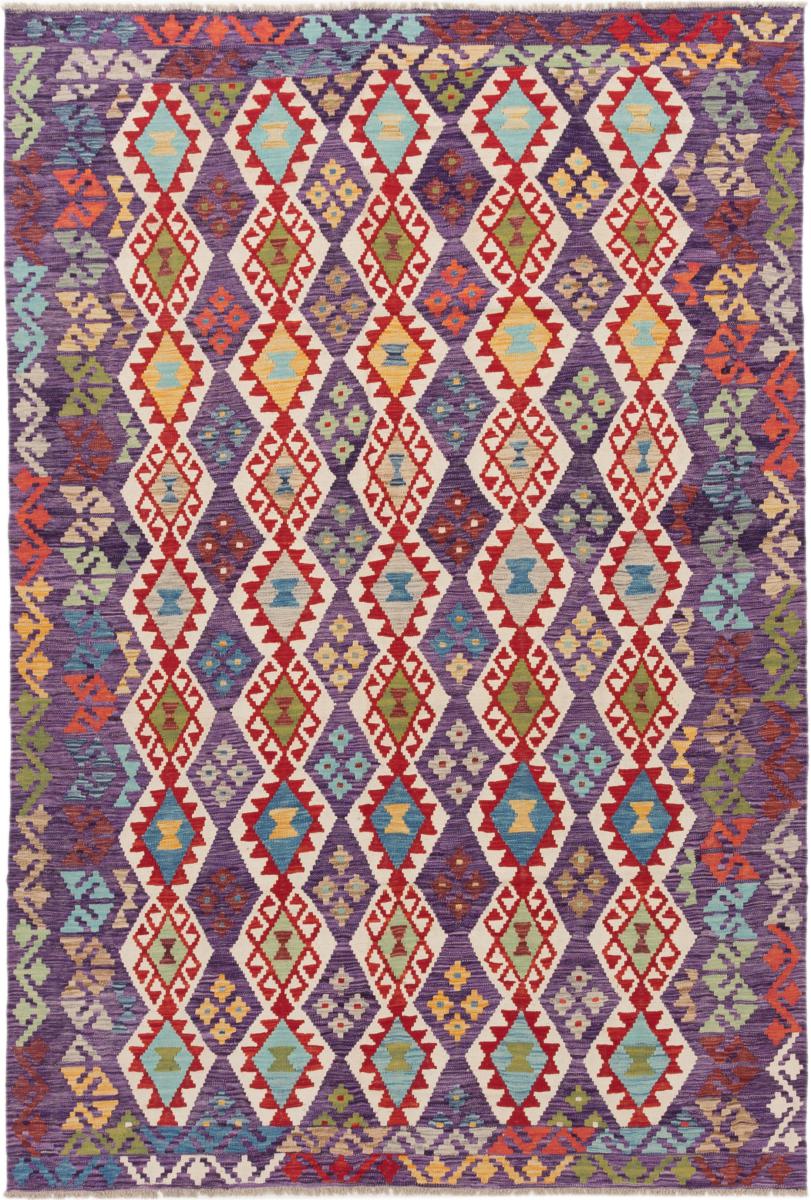 Tapete afegão Kilim Afegão 295x206 295x206, Tapete persa Tecido à mão