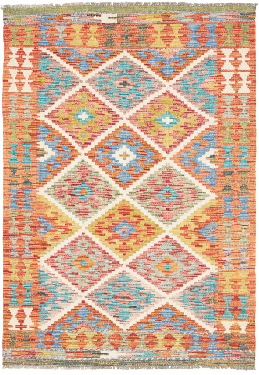 Tapis afghan Kilim Afghan 148x100 148x100, Tapis persan Tissé à la main