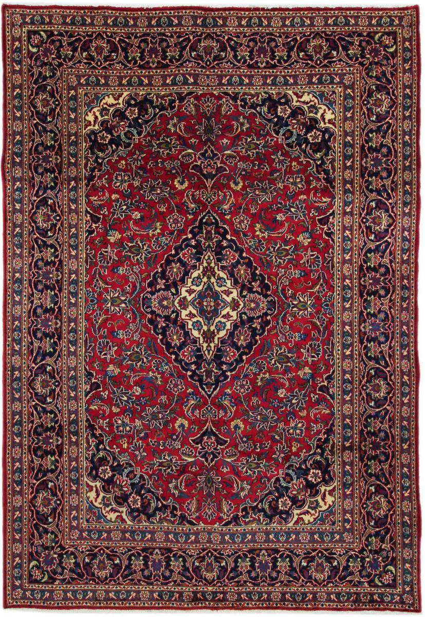 Persisk tæppe Mashhad 286x199 286x199, Persisk tæppe Knyttet i hånden