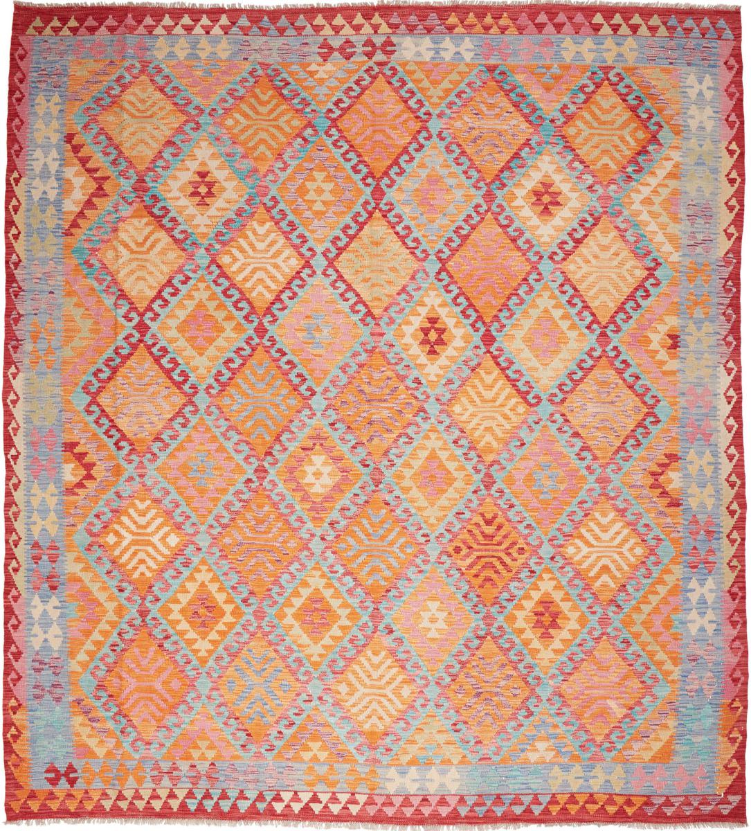 Afgán szőnyeg Kilim Afgán 284x255 284x255, Perzsa szőnyeg szőttesek