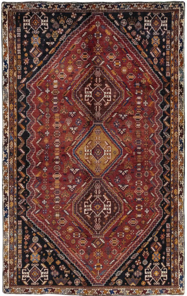Perzisch tapijt Shiraz 284x179 284x179, Perzisch tapijt Handgeknoopte