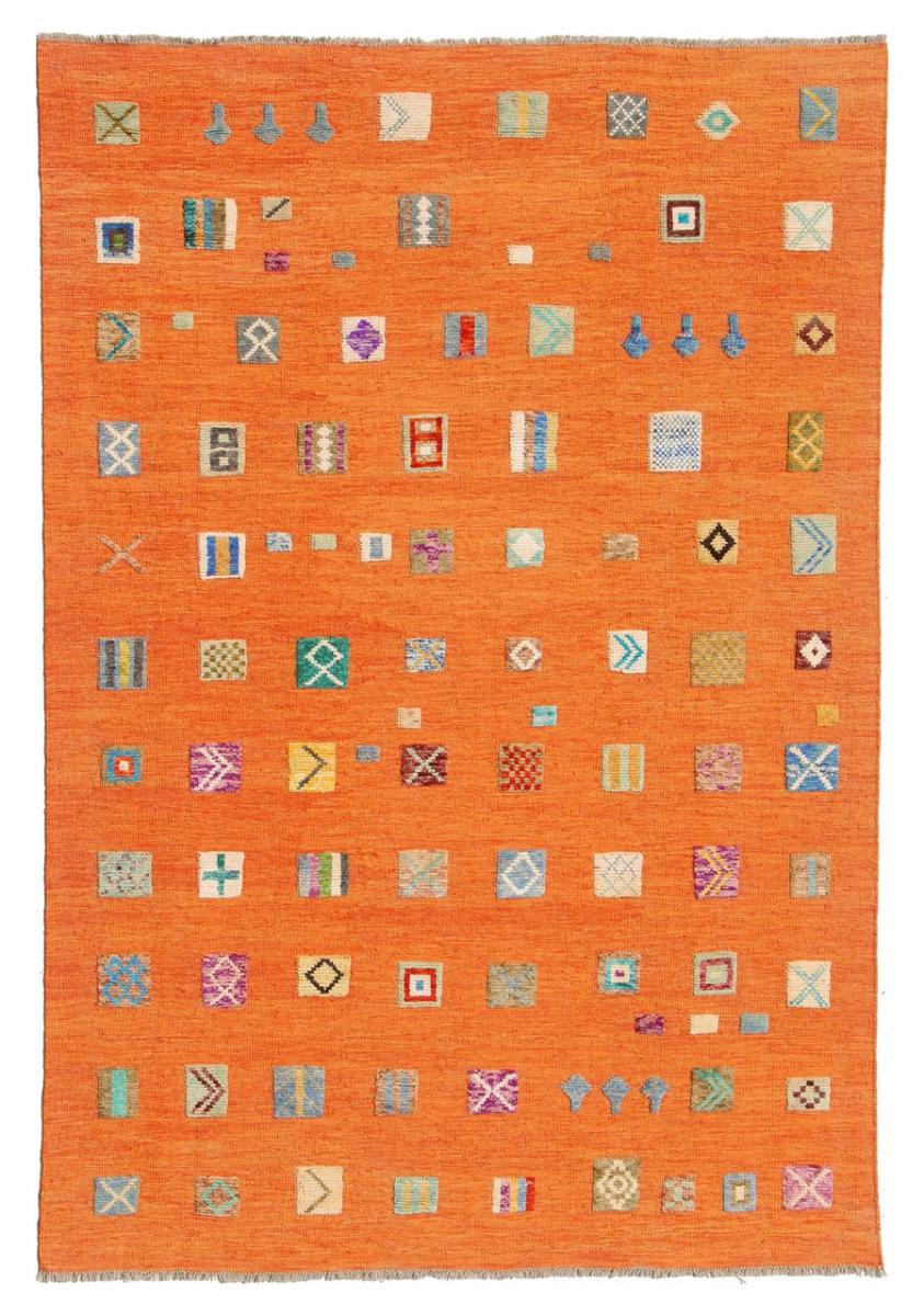 Alfombra afgana Kilim Afghan Nimbaft Edition 241x178 241x178, Alfombra persa Tejido a mano