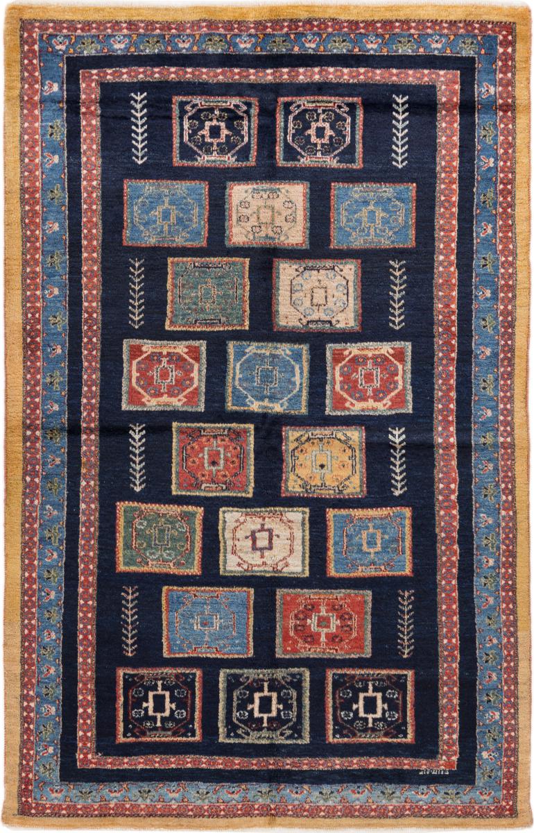 Covor persan Persia Gabbeh Loribaft Z 223x137 223x137, Covor persan Lucrate de mână