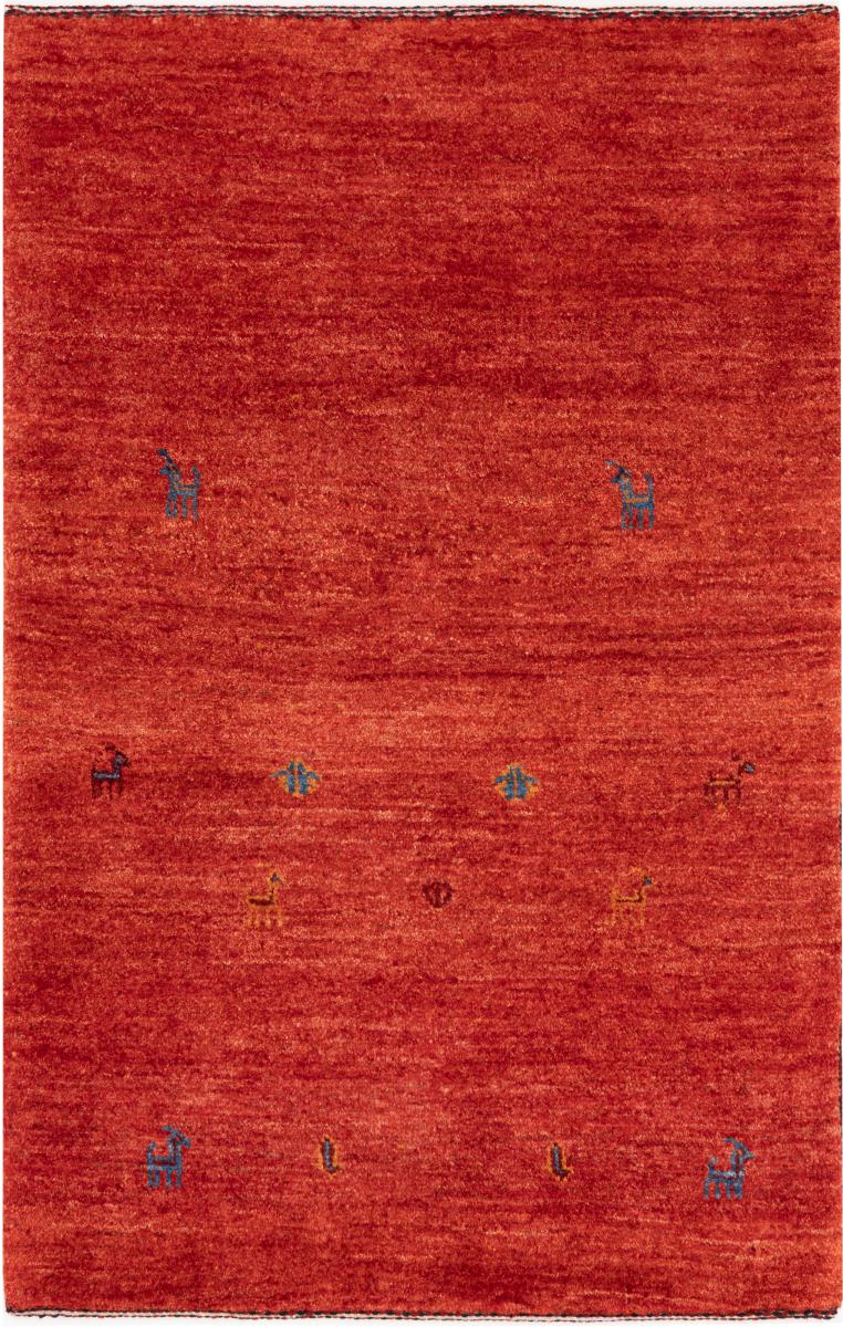 Tapete persa Persa Gabbeh Kashkuli Banafsheh 116x75 116x75, Tapete persa Atado à mão