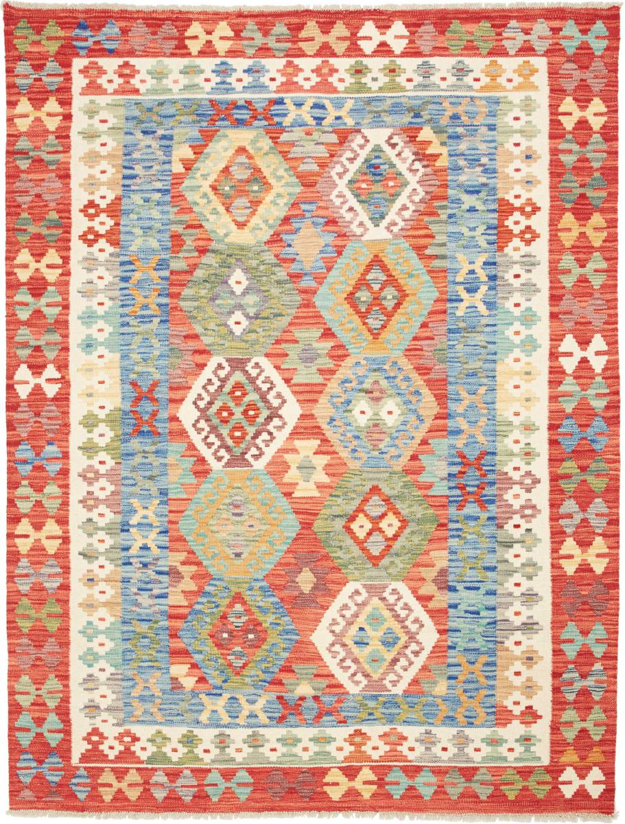Afganistan-matto Kelim Afghan 202x153 202x153, Persialainen matto kudottu