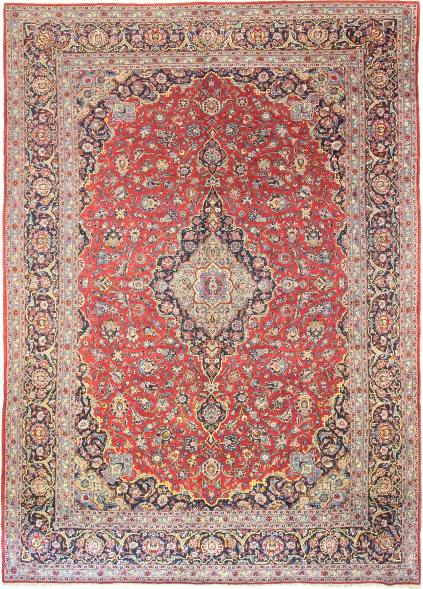 Tapete persa Keshan 413x293 413x293, Tapete persa Atado à mão