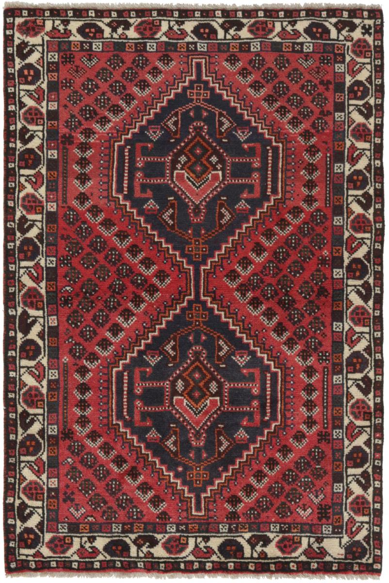 Tappeto persiano Shiraz 157x102 157x102, Tappeto persiano Annodato a mano