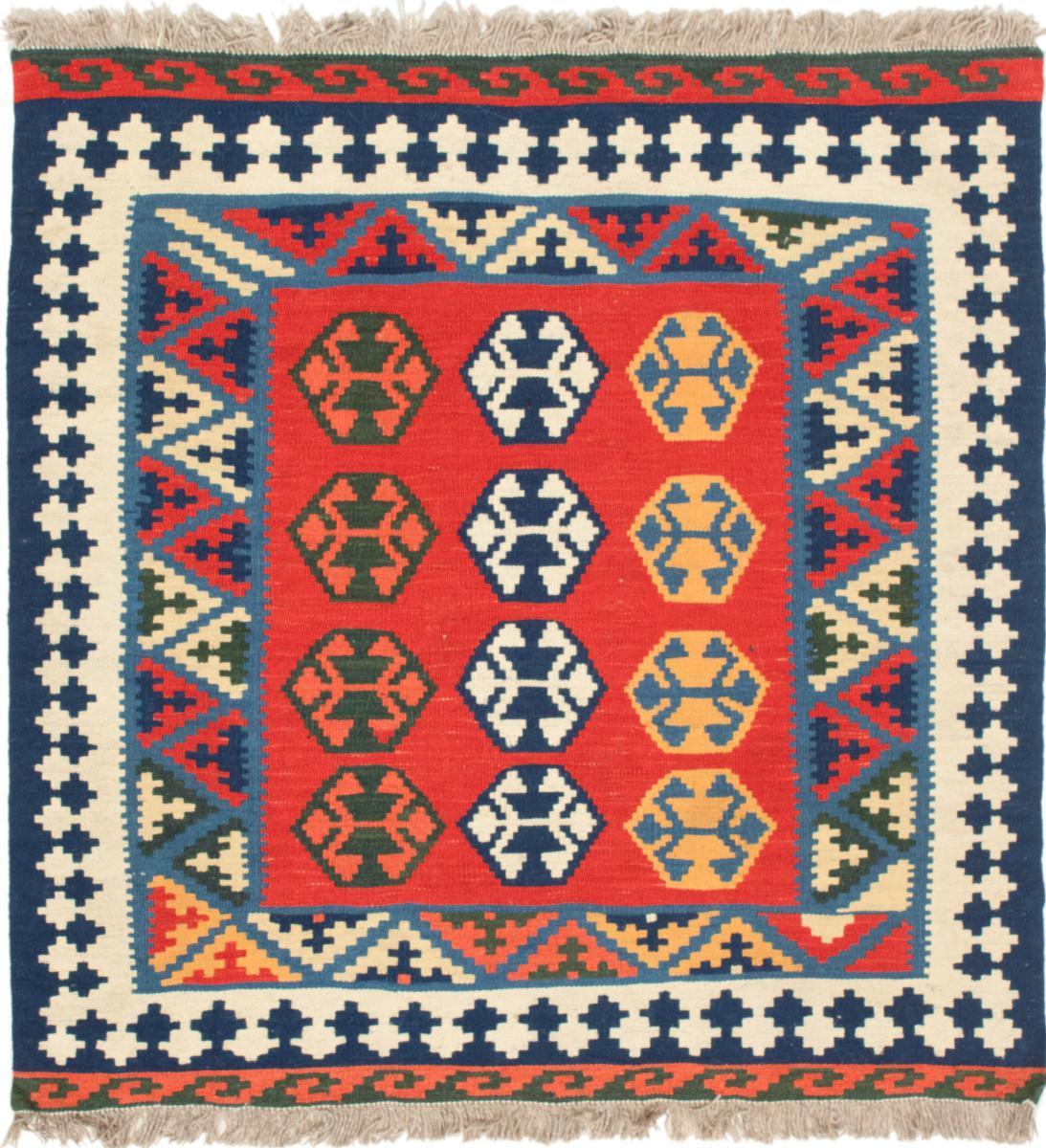 Tapete persa Kilim Fars 101x99 101x99, Tapete persa Tecido à mão