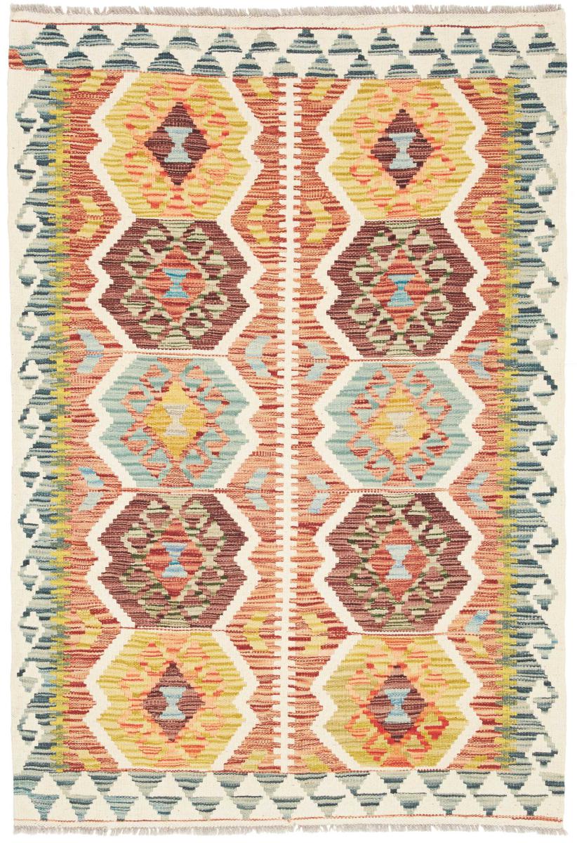 Afghaans tapijt Kilim Afghan 142x99 142x99, Perzisch tapijt Handgeweven