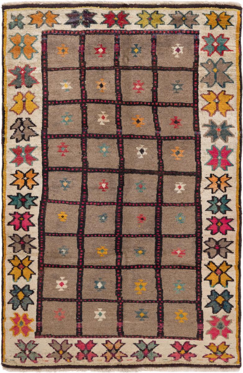 Persian Rug Persian Gabbeh Ghashghai 153x97 153x97, Persian Rug Knotted by hand