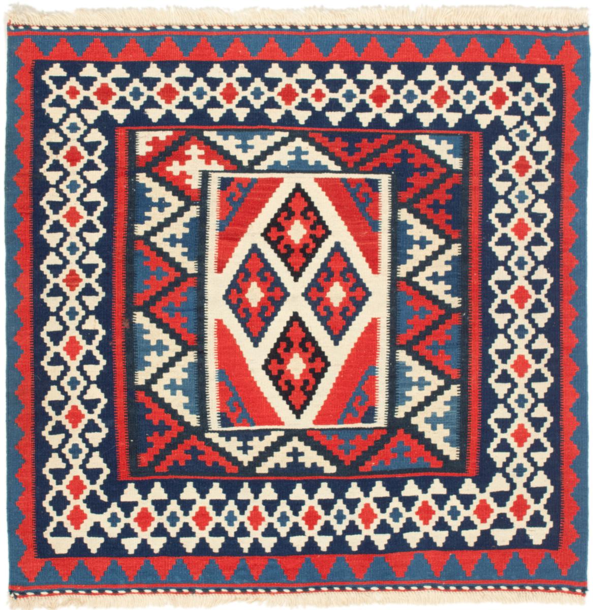 Tapete persa Kilim Fars 101x101 101x101, Tapete persa Tecido à mão