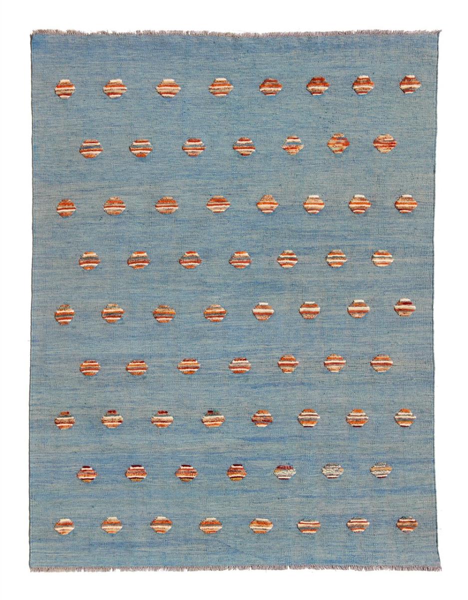 Alfombra afgana Kilim Afghan Nimbaft Edition 193x154 193x154, Alfombra persa Tejido a mano