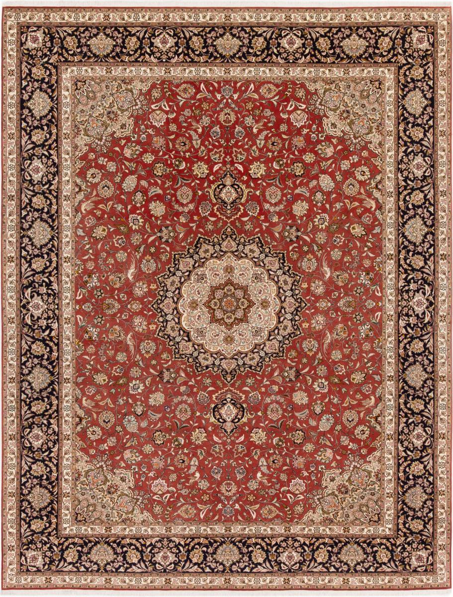 Tapis persan Tabriz 50Raj 387x296 387x296, Tapis persan Noué à la main