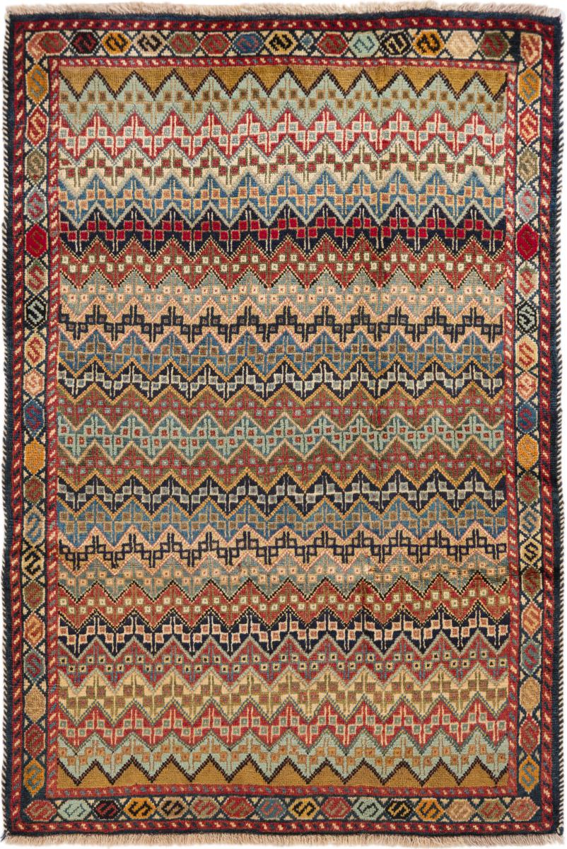 Alfombra persa Persia Gabbeh Ghashghai 159x107 159x107, Alfombra persa Anudado a mano