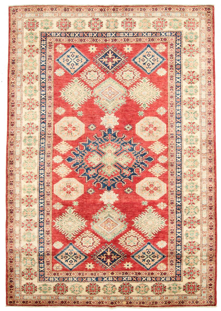 Tapete paquistanês Super Kazak 246x176 246x176, Tapete persa Atado à mão