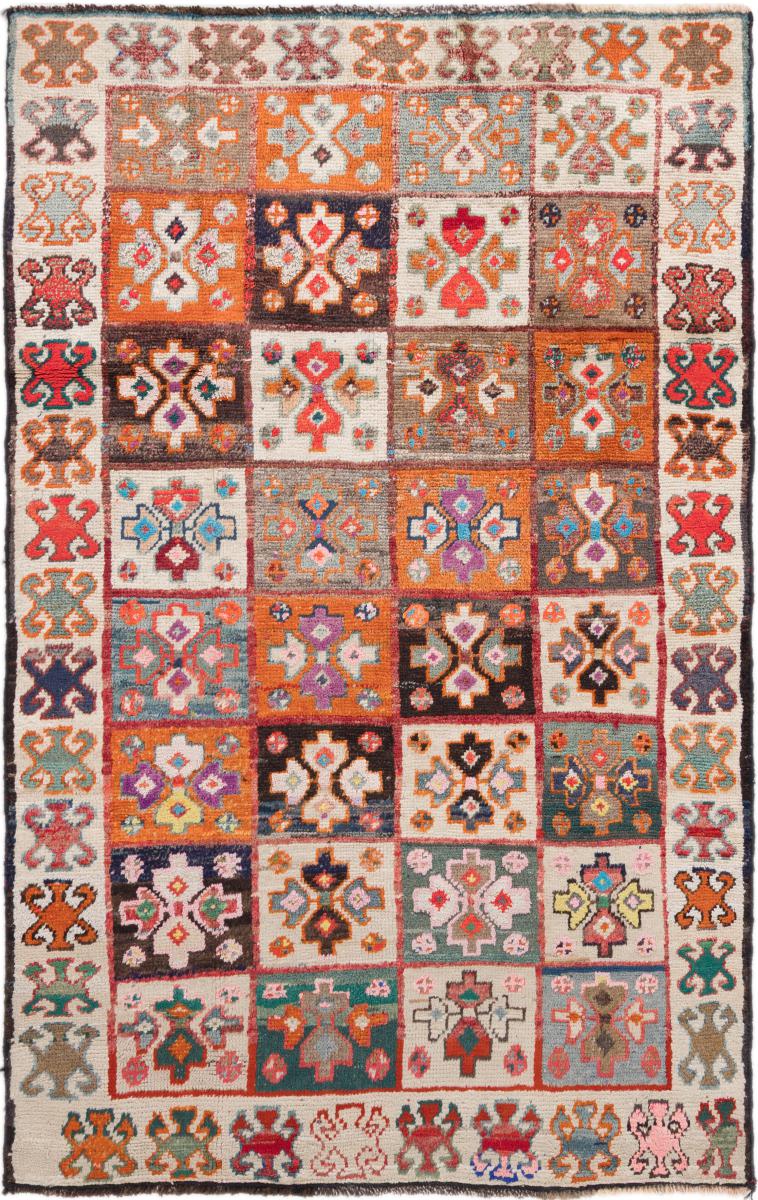 Alfombra persa Persia Gabbeh Ghashghai 155x100 155x100, Alfombra persa Anudado a mano