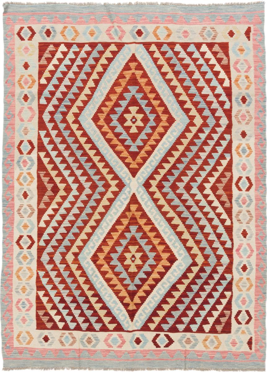 Tapete afegão Kilim Afegão 198x156 198x156, Tapete persa Tecido à mão