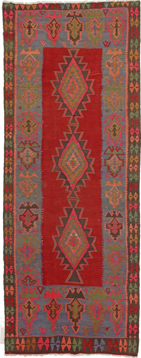 Tapete persa Kilim Fars Azerbaijan Antigo 371x143 371x143, Tapete persa Tecido à mão