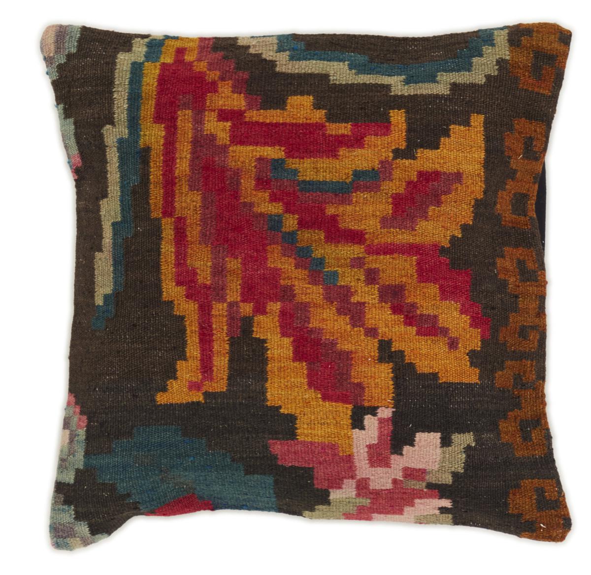 Tappeto indiano Rosen Kilim Kissen 51x49 51x49, Tappeto persiano Tessuto a mano