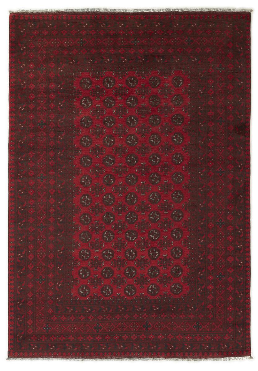 Afghansk teppe Afghan Akhche 235x166 235x166, Persisk teppe Knyttet for hånd