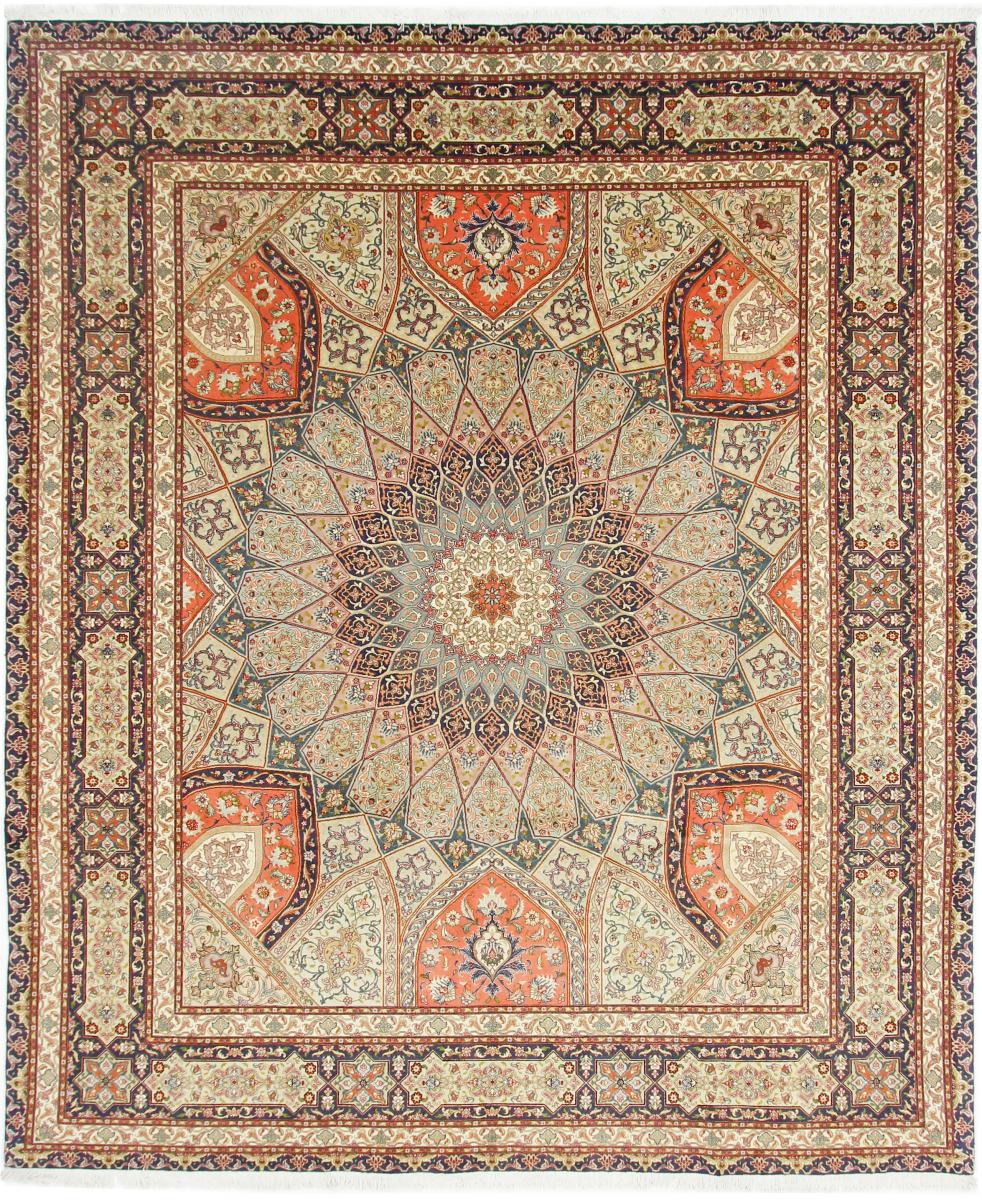 Tapete persa Tabriz 50Raj 299x250 299x250, Tapete persa Atado à mão