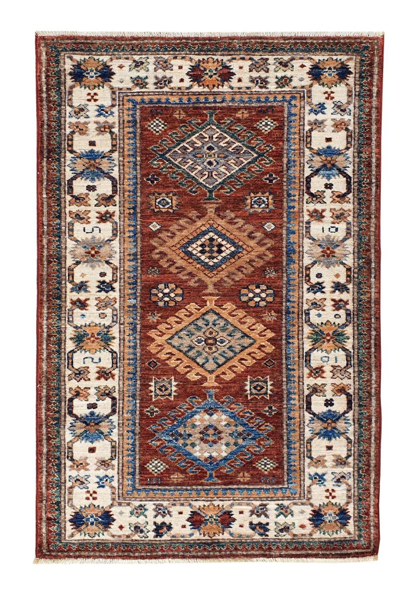 Pakistaans tapijt Kazak 129x82 129x82, Perzisch tapijt Handgeknoopte