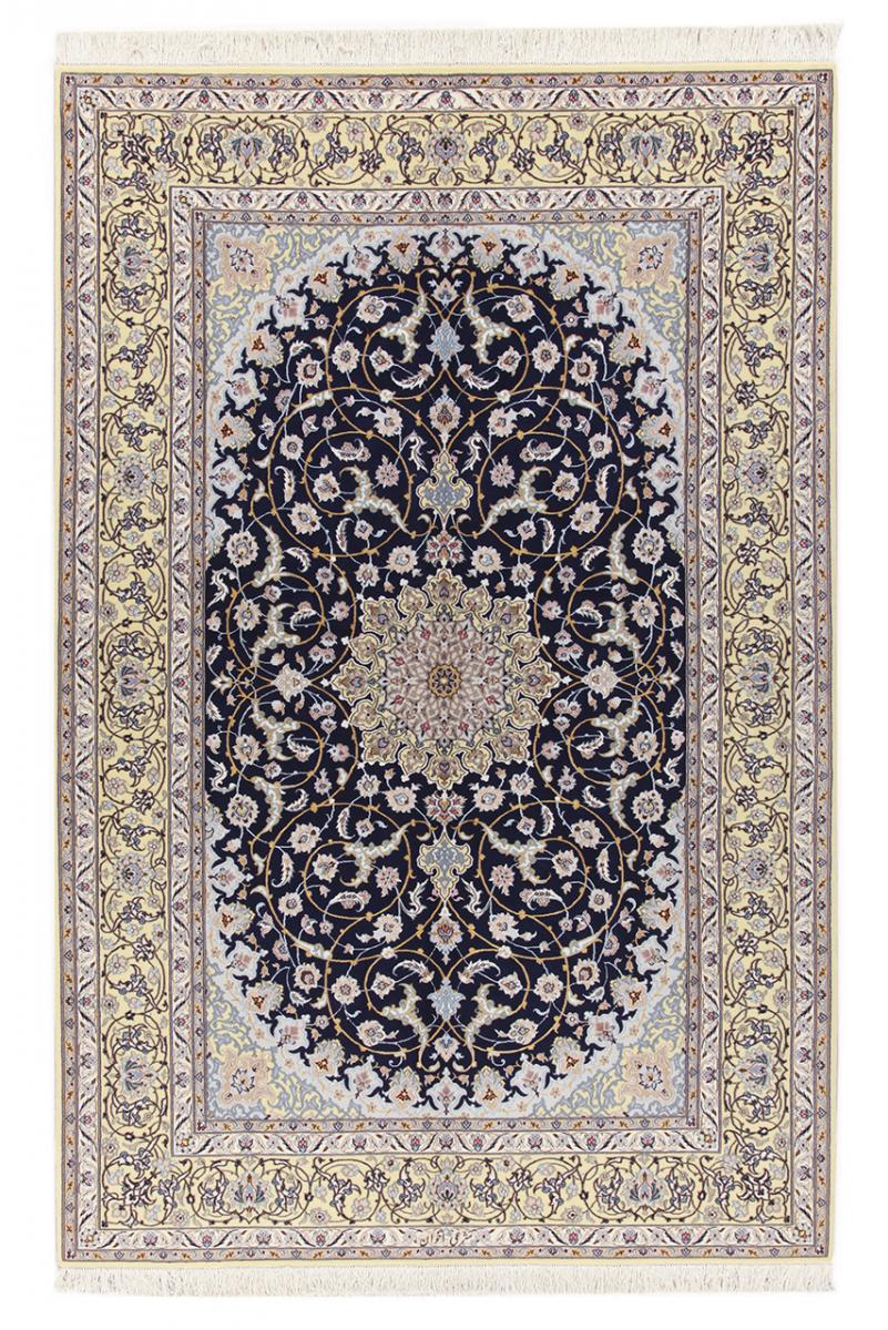 Tapete persa Isfahan Sherkat Fio de Seda 246x154 246x154, Tapete persa Atado à mão