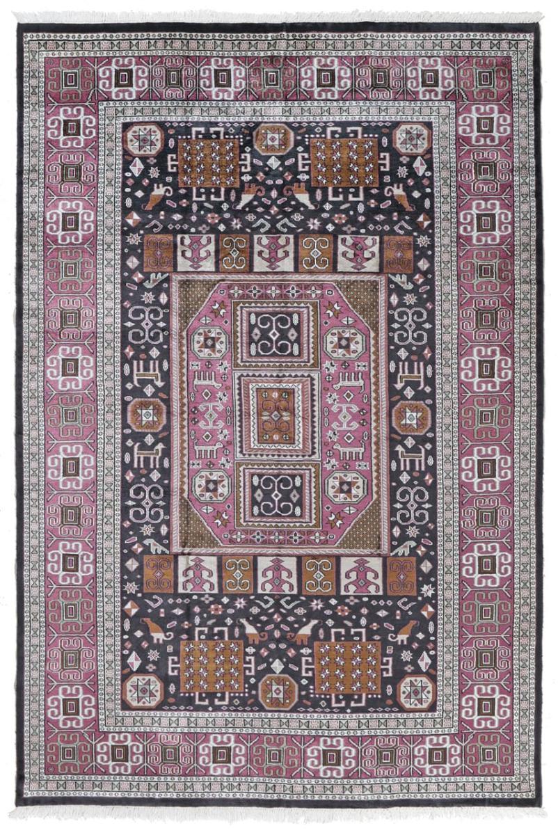 Indischer Teppich Agra Viskose 312x206 312x206, Perserteppich Handgeknüpft