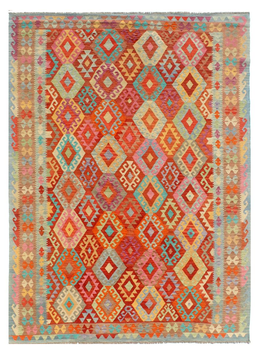 Dywan afgański Kilim Afghan 346x254 346x254, Dywan perski Ręcznie tkane