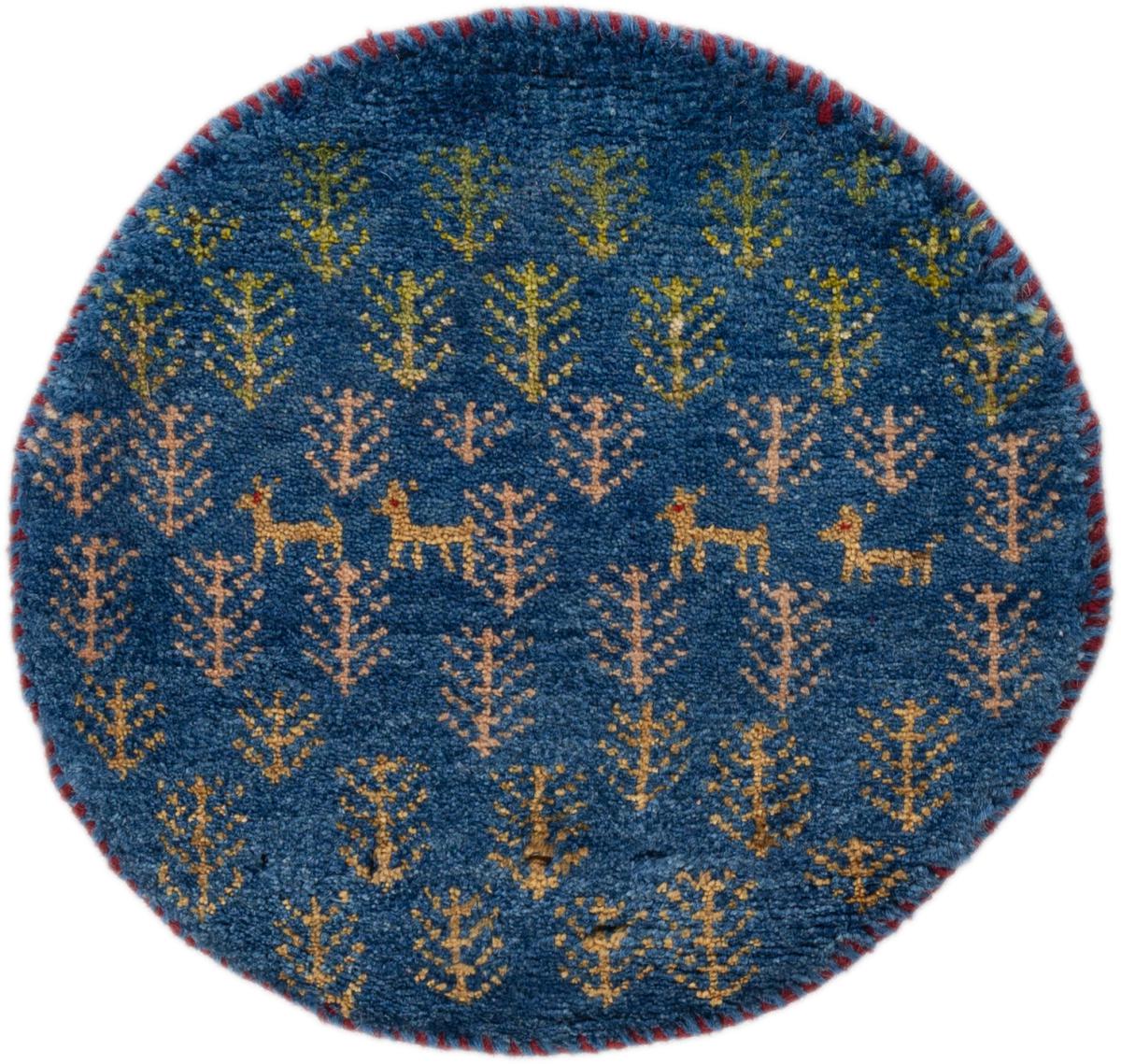 Tapete persa Persa Gabbeh Loribaft 40x40 40x40, Tapete persa Feito à mão