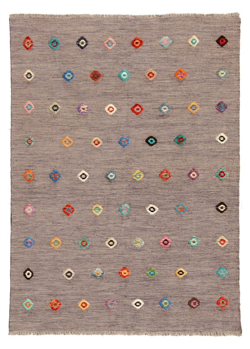 Alfombra afgana Kilim Afghan Nimbaft Edition 195x154 195x154, Alfombra persa Tejido a mano