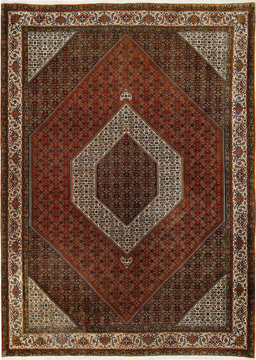 Persisk tæppe Bidjar 348x254 348x254, Persisk tæppe Knyttet i hånden