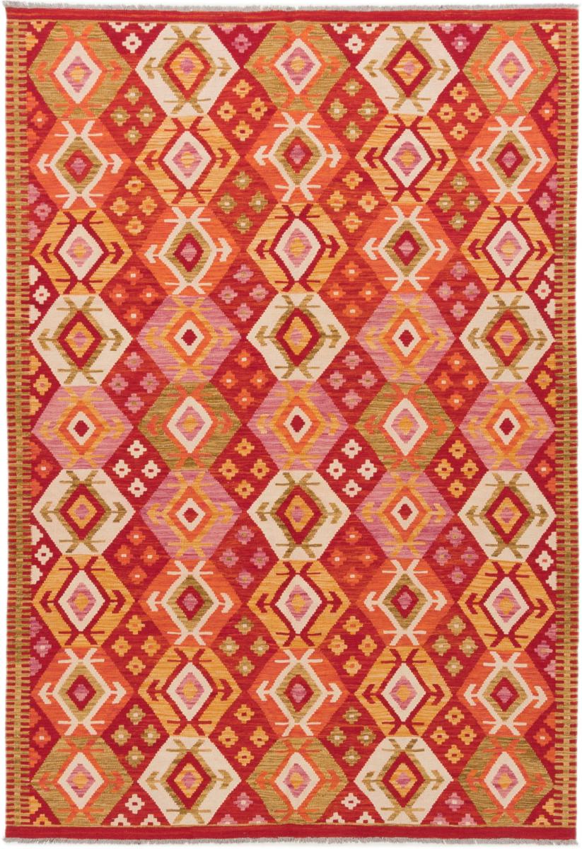 Tapete afegão Kilim Afegão 256x177 256x177, Tapete persa Tecido à mão