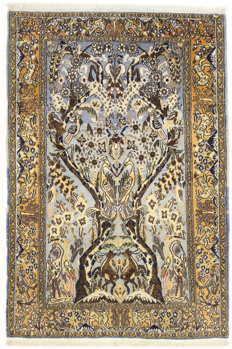 Tapete persa Ghom 161x109 161x109, Tapete persa Atado à mão