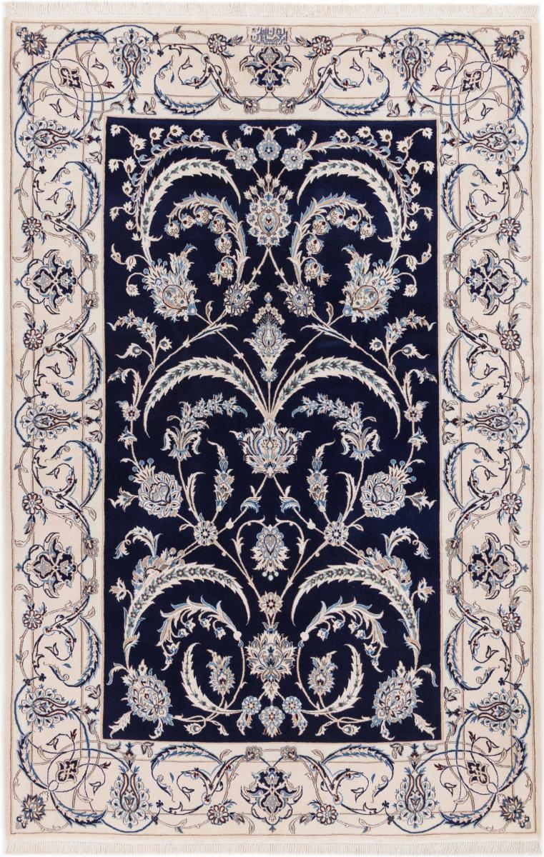 Perzisch tapijt Nain 6La Habibian 198x128 198x128, Perzisch tapijt Handgeknoopte