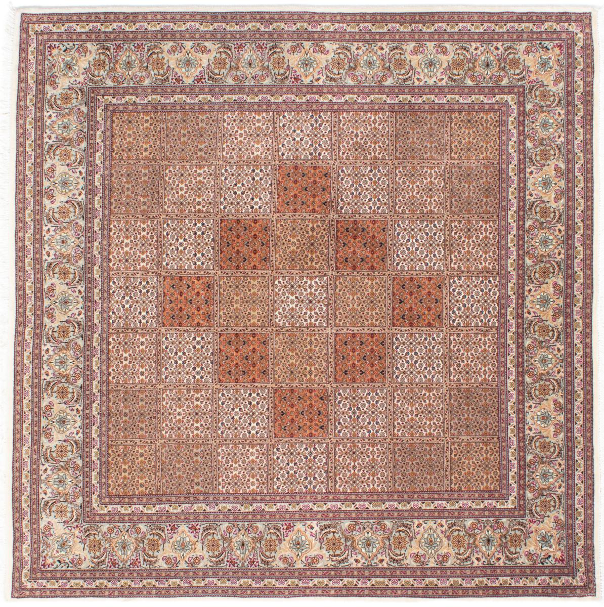 Tapete persa Tabriz 50Raj 154x149 154x149, Tapete persa Atado à mão