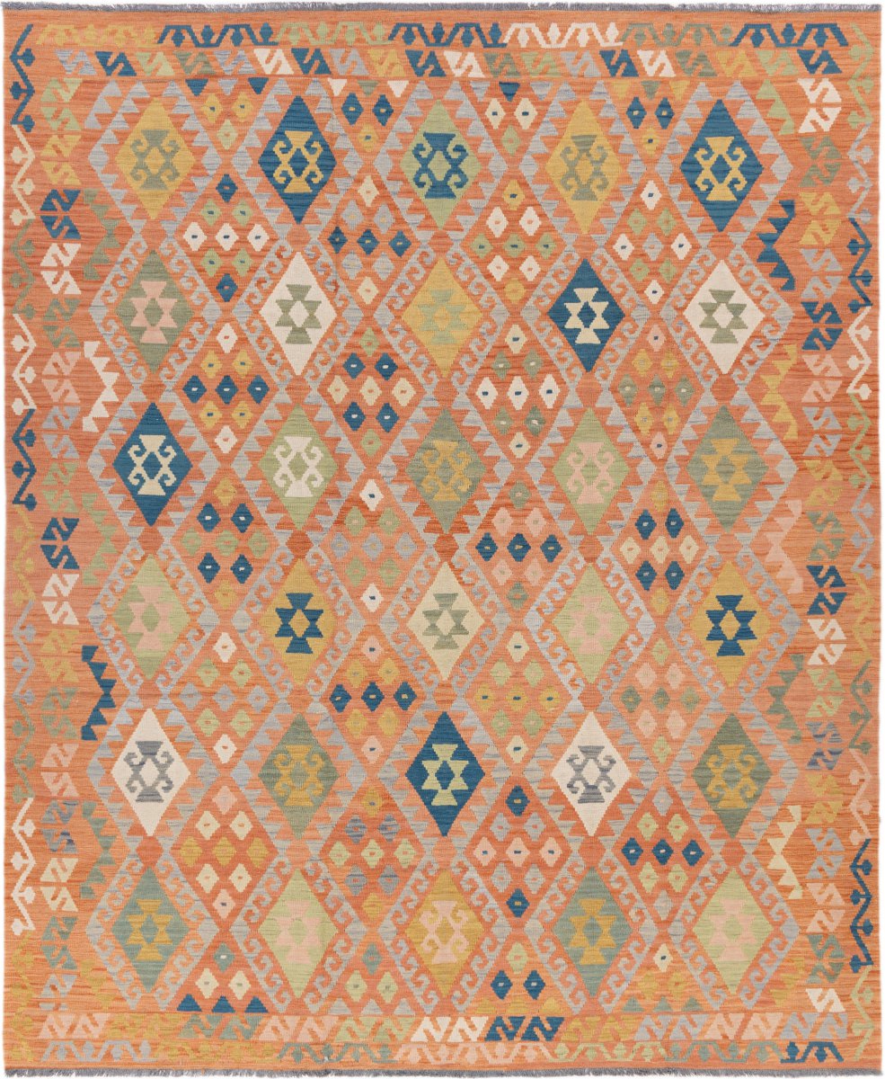 Afghanischer Teppich Kelim Afghan 298x245 298x245, Perserteppich Handgewebt