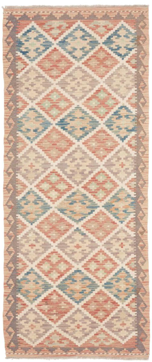 Afghanischer Teppich Kelim Afghan 198x78 198x78, Perserteppich Handgewebt