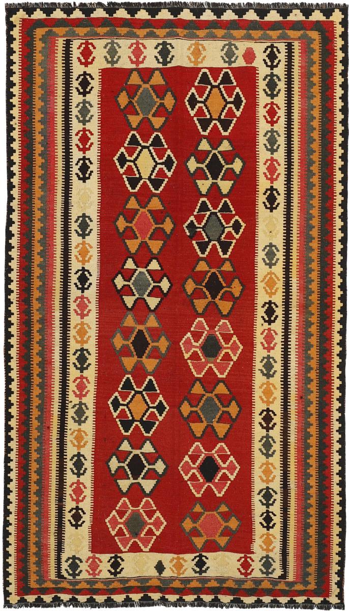 Tapete persa Kilim Fars 237x130 237x130, Tapete persa Tecido à mão