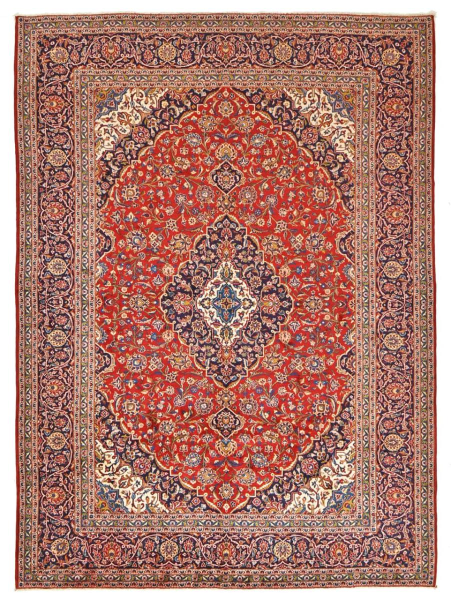  ペルシャ絨毯 カシャン 407x303 407x303,  ペルシャ絨毯 手織り