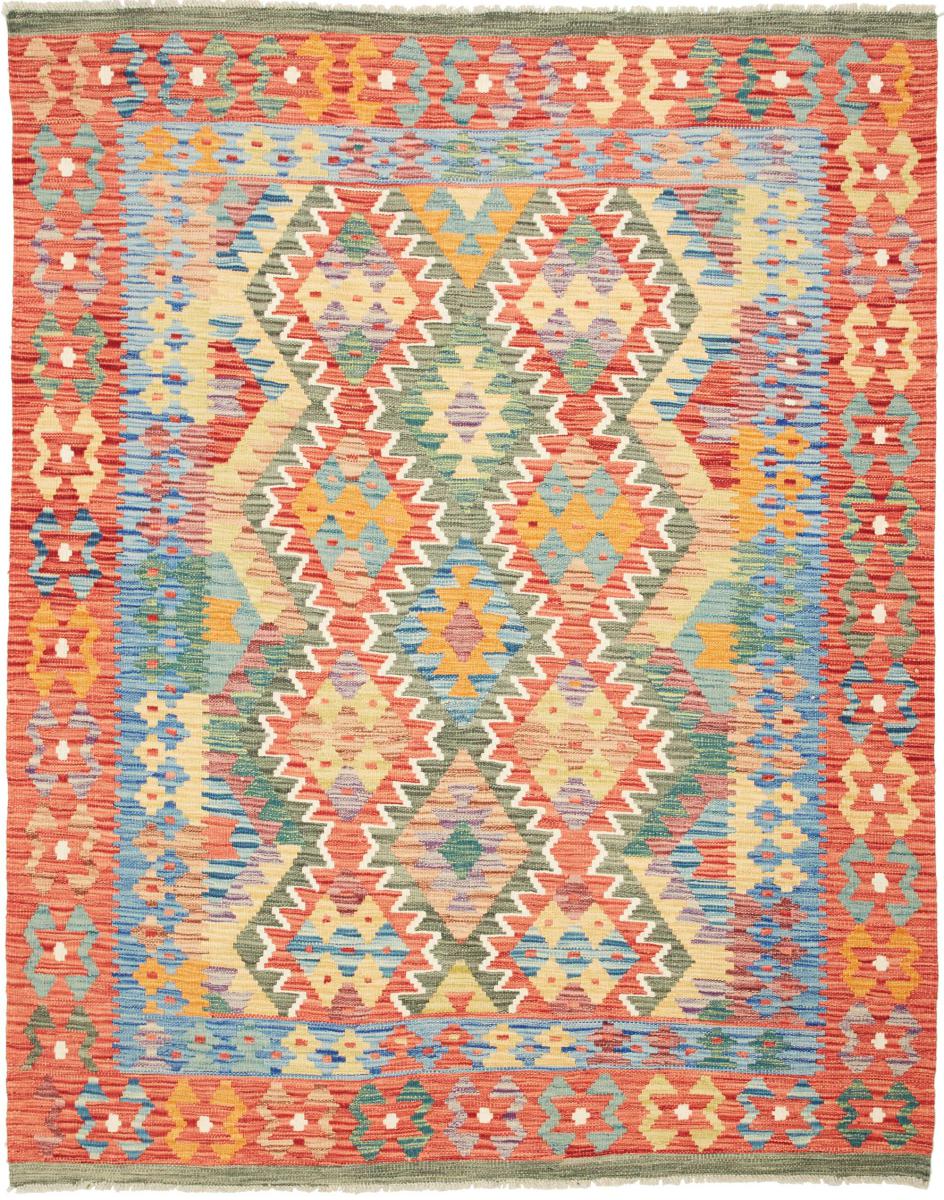 Afghan rug Kilim Afghan 197x159 197x159, Persian Rug Woven by hand
